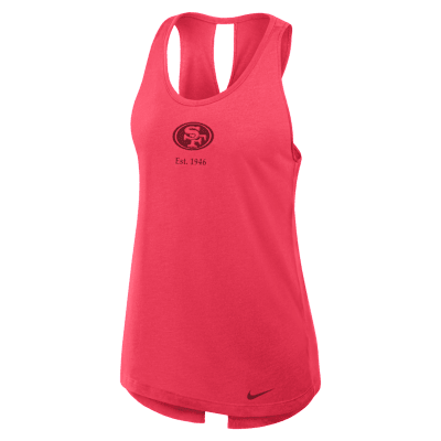 売れ筋商品|||ナイキ カットソー トップス レディース Women's Red Washington Nationals Logo Fade High Neck Performance Tank Top Red Women's Washington Nationals Nike Red Logo Fade High Neck